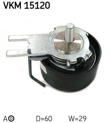 Galet tendeur de courroie de distribution (Galet tendeur de courroie crantée) SKF ref. VKM 15120